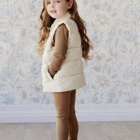 Taylor Vest - Simple Flower Sand Childrens Vest from Jamie Kay USA