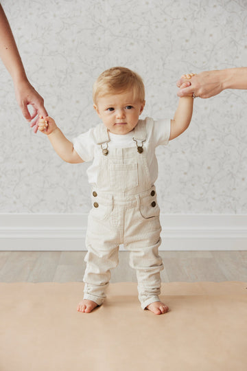 Jordie Cotton Twill Overall - Stripe Cotton Twill Childrens Overall from Jamie Kay USA