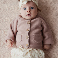 Organic Cotton Frill Bloomer - Goldie Egret Childrens Bloomer from Jamie Kay USA