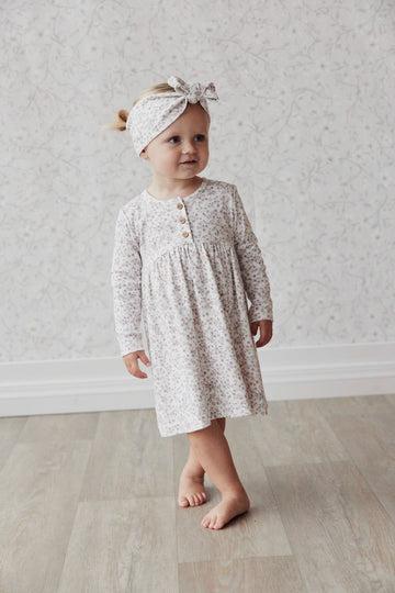 Organic Cotton Bridget Dress - Posy Floral Childrens Dress from Jamie Kay USA