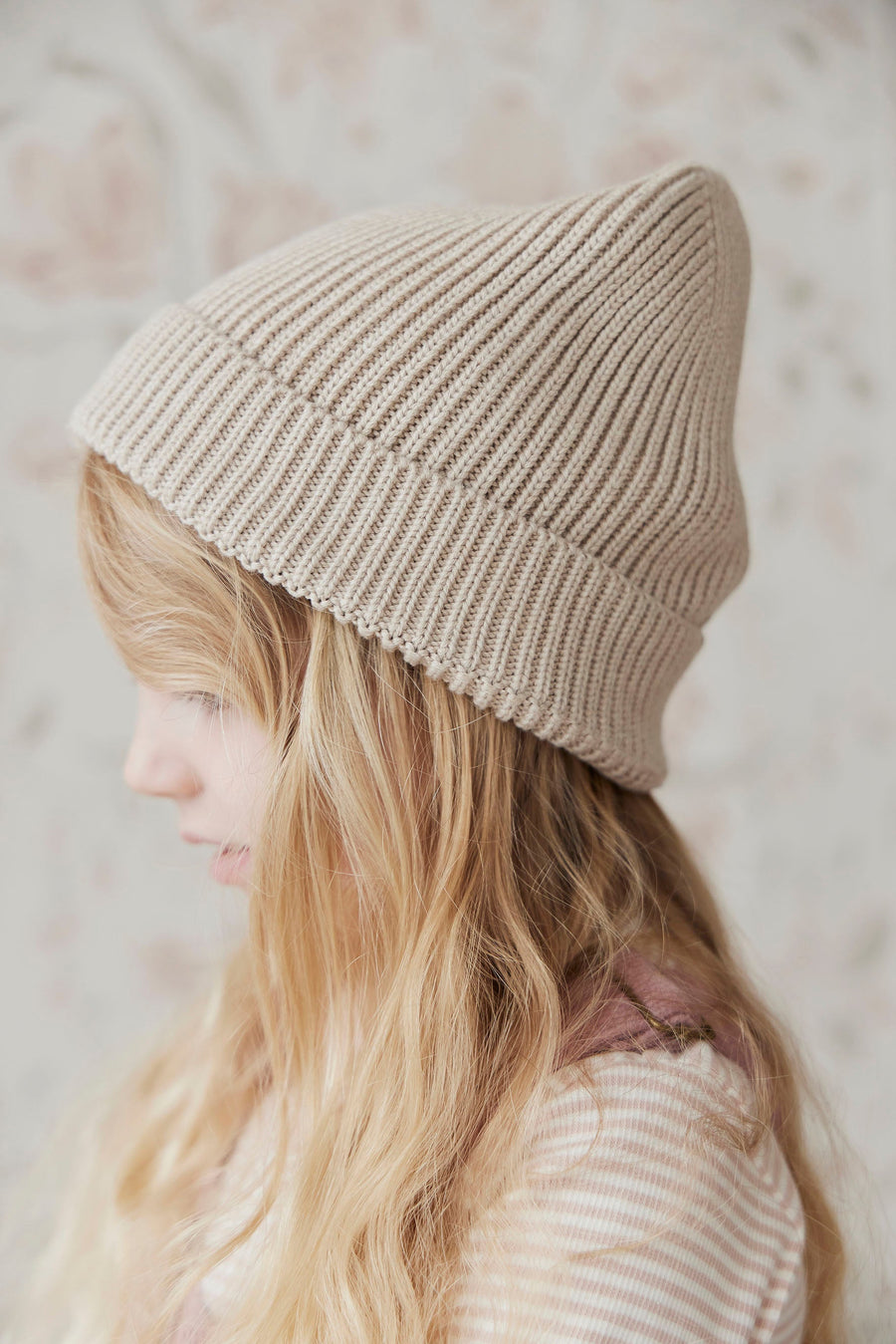 Knitted Beanie - Sand – Kay