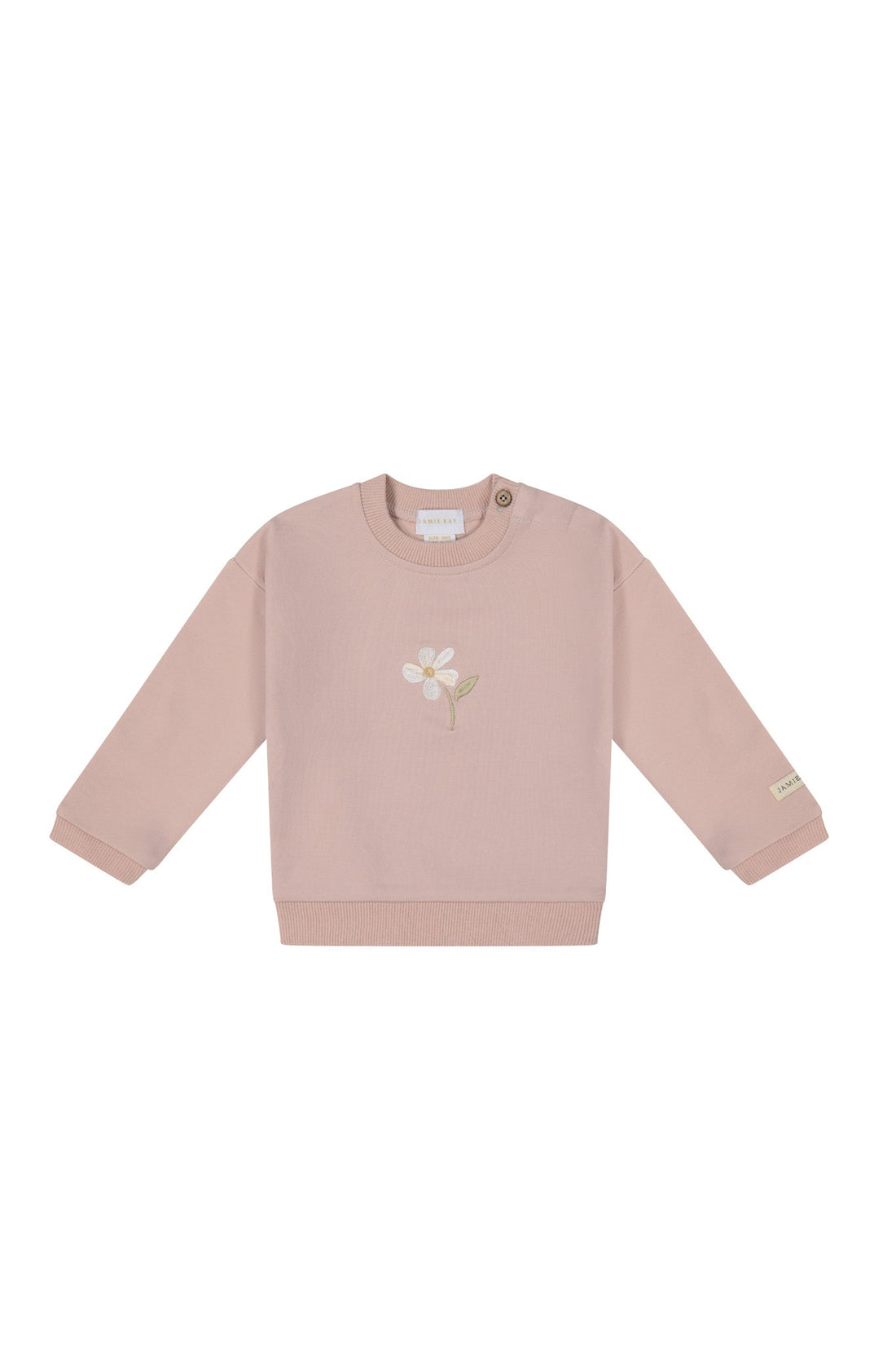 Organic Cotton Bobbie Sweatshirt - Dusky Rose