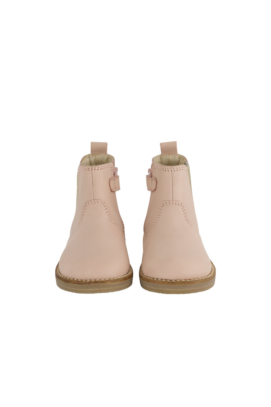 Leather Boot with Elastic Side - Blush Childrens Footwear from Jamie Kay USA