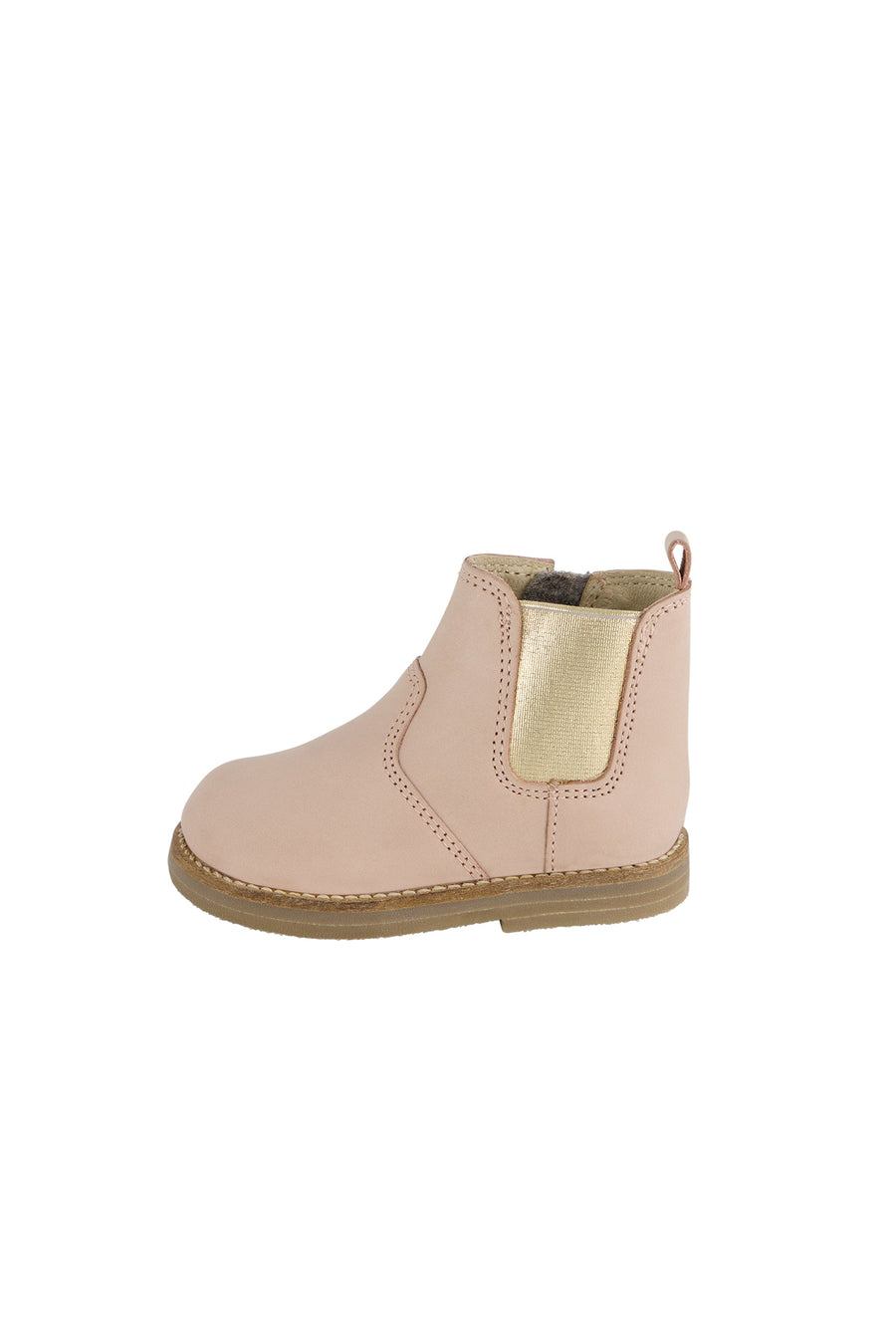 Leather Boot with Elastic Side - Blush Childrens Footwear from Jamie Kay USA