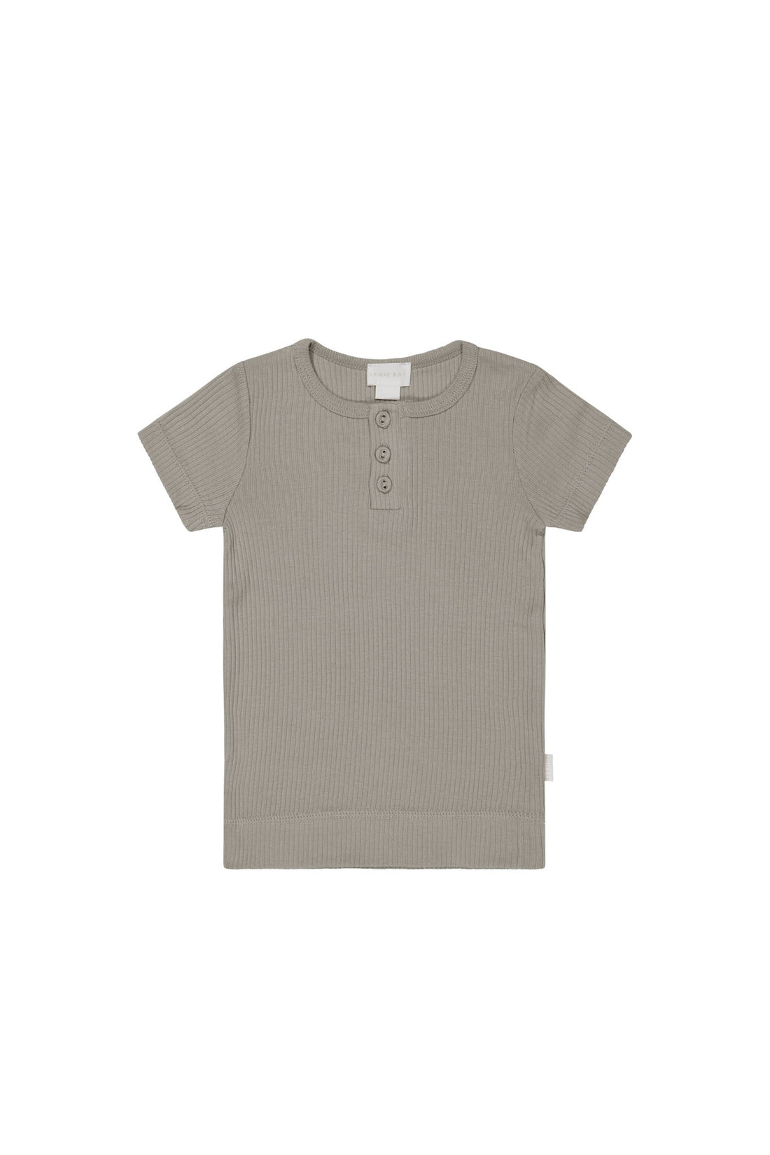 Organic Cotton Modal Henley Tee - Milford Childrens Top from Jamie Kay USA