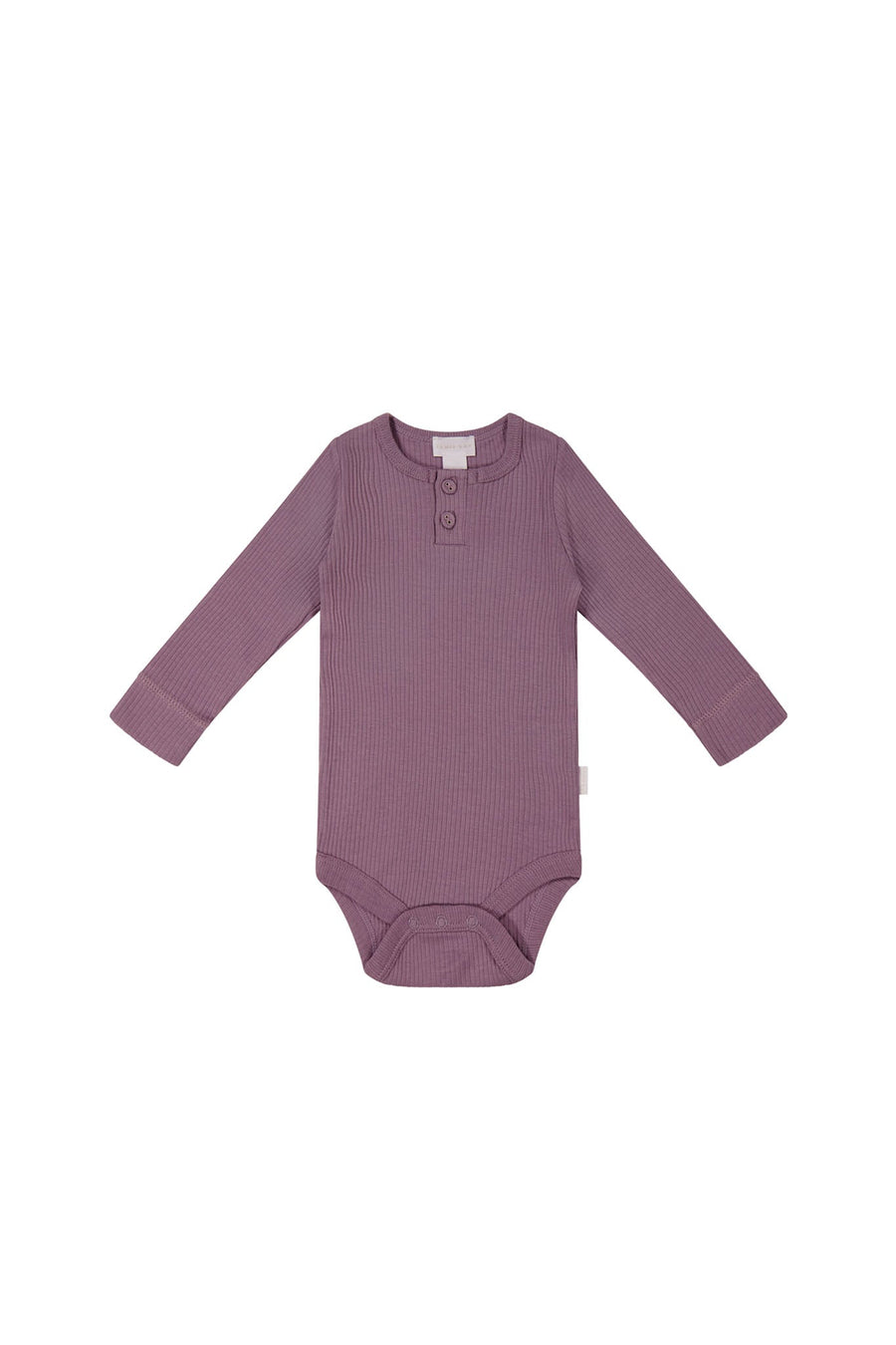 Organic Cotton Modal Long Sleeve Bodysuit - Della Childrens Bodysuit from Jamie Kay USA