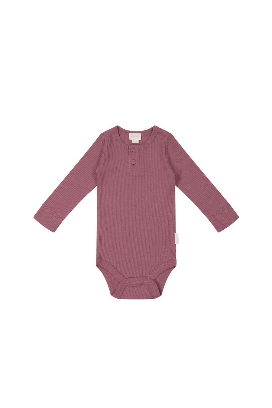 Organic Cotton Modal Long Sleeve Bodysuit - Rosette Childrens Bodysuit from Jamie Kay USA