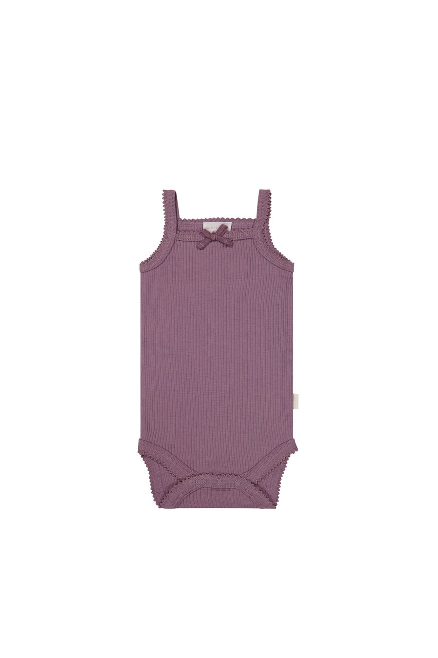 Organic Cotton Modal Singlet Bodysuit - Della Childrens Bodysuit from Jamie Kay USA