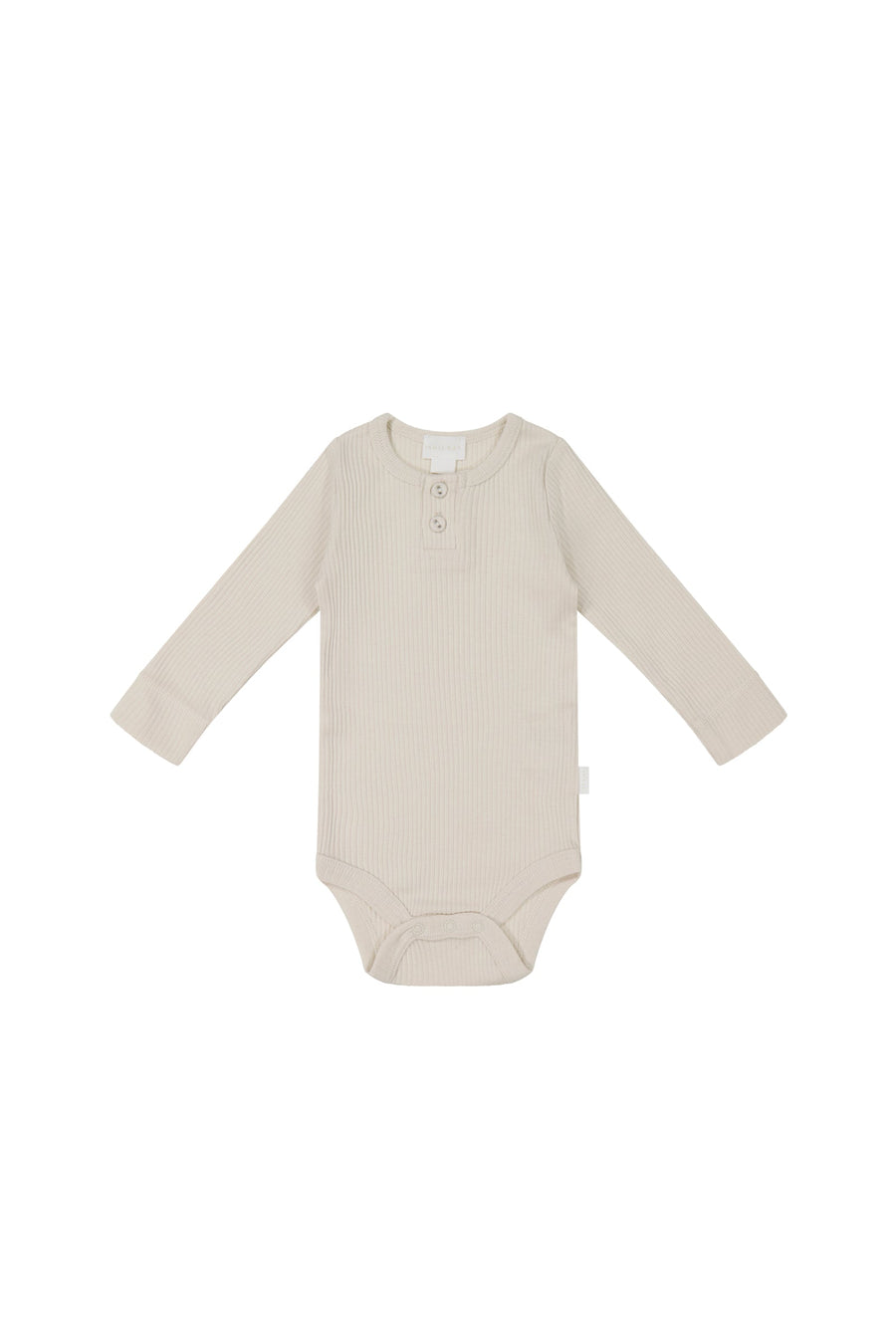 Organic Cotton Modal Long Sleeve Bodysuit - Swan Childrens Bodysuit from Jamie Kay USA