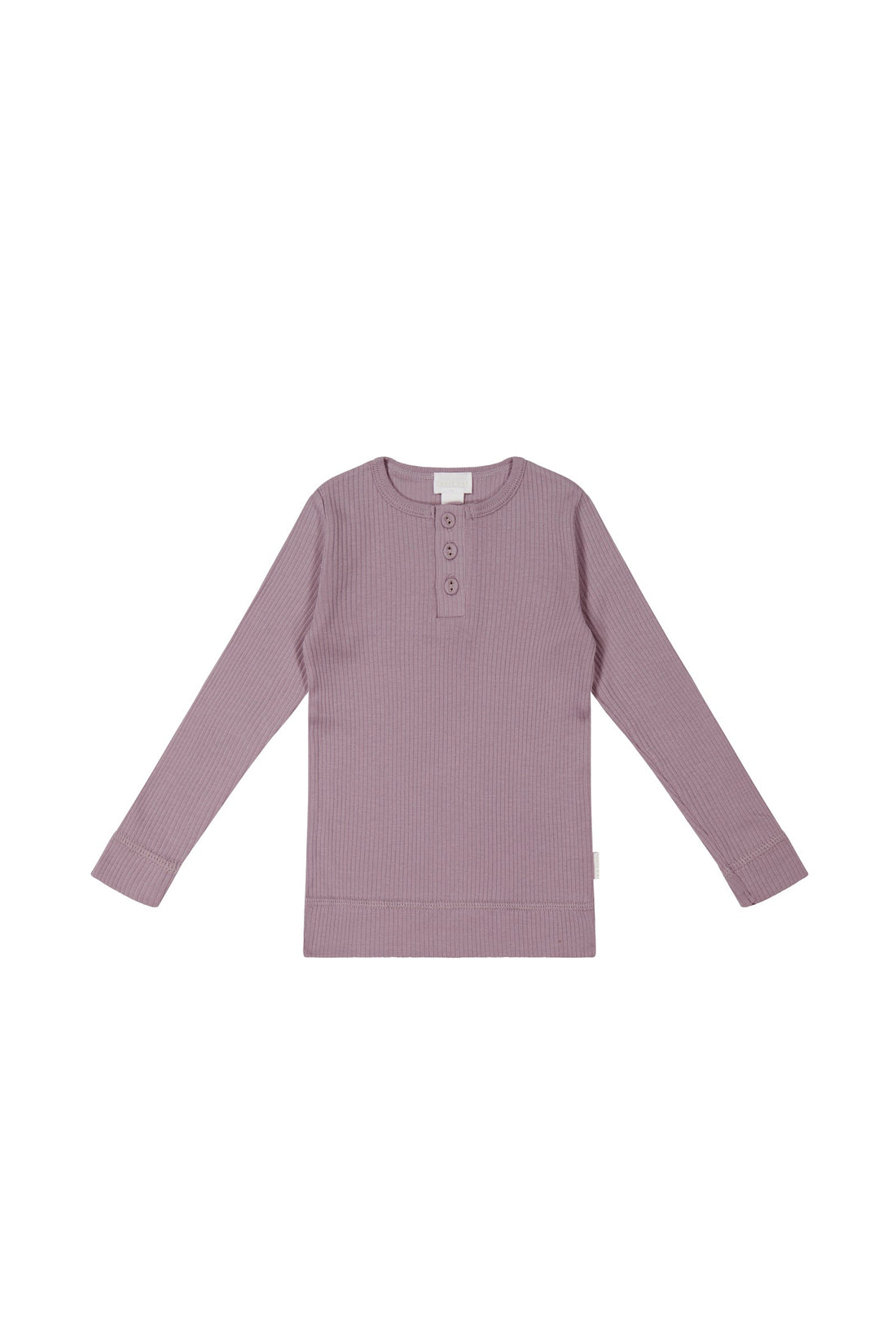 Organic Cotton Modal Long Sleeve Henley - Melody Childrens Top from Jamie Kay USA