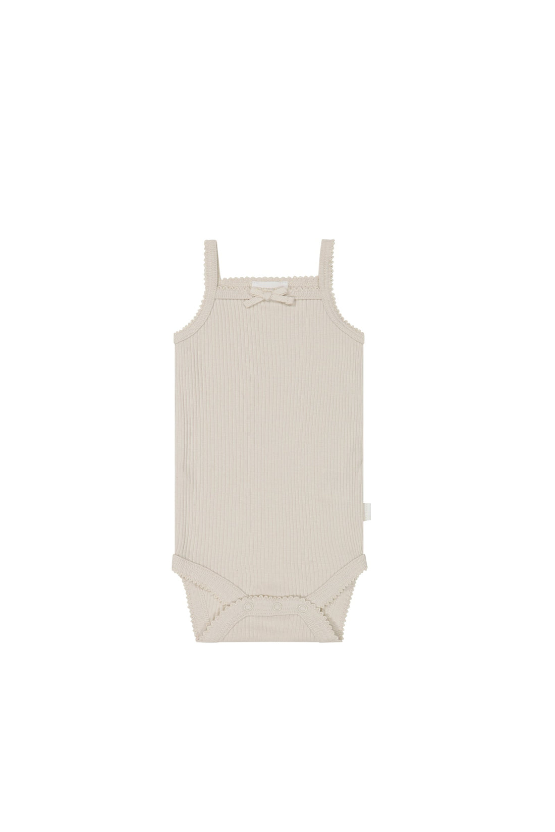 Organic Cotton Modal Singlet Bodysuit - Swan Childrens Bodysuit from Jamie Kay USA