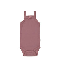 Organic Cotton Modal Singlet Bodysuit - Lillium Childrens Bodysuit from Jamie Kay USA