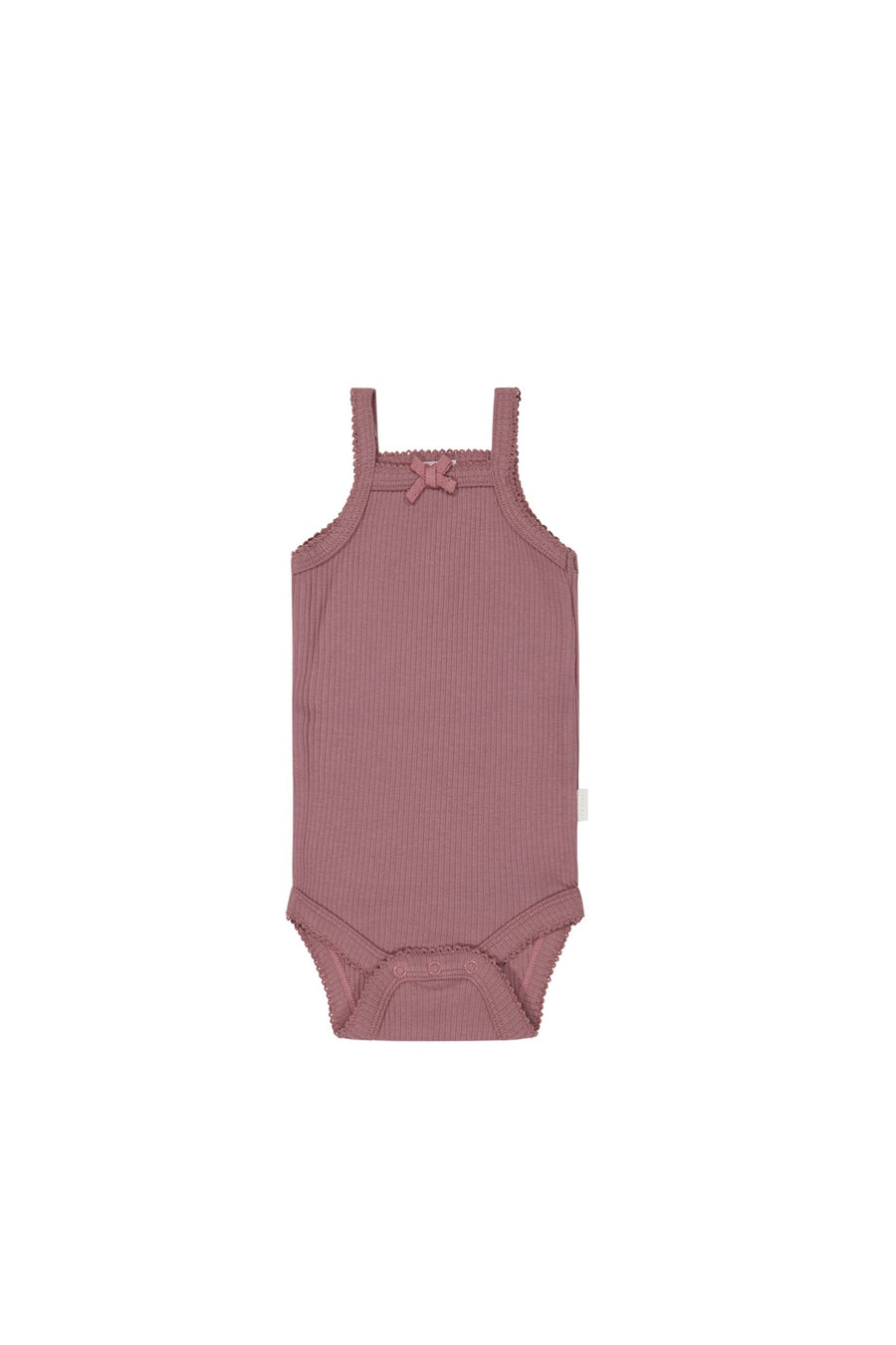 Organic Cotton Modal Singlet Bodysuit - Lillium Childrens Bodysuit from Jamie Kay USA