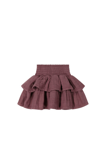 Organic Cotton Muslin Samantha Skirt- Twilight Childrens Skirt from Jamie Kay USA
