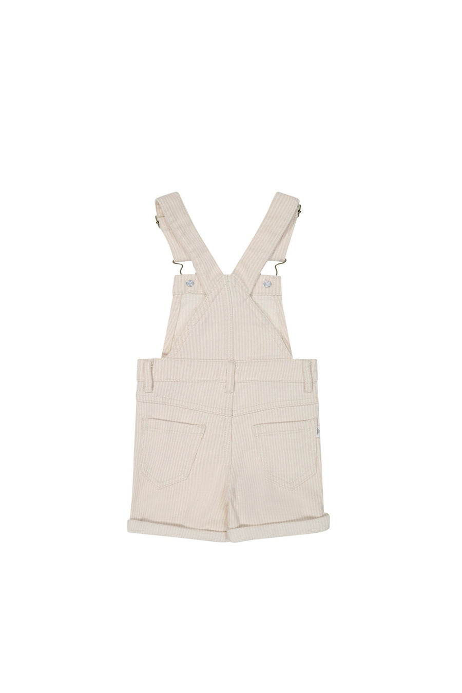 Chase Short Overall - Powder Pink/Egret Childrens Overall from Jamie Kay USA