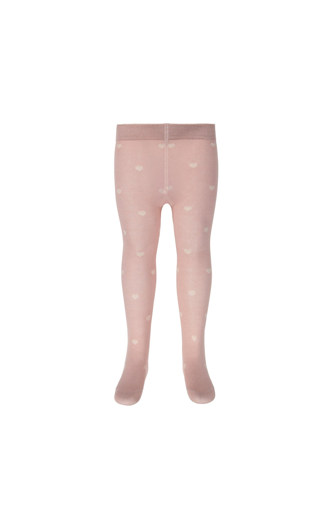 Jacquard Heart Tight - Mon Amour Rose Childrens Tight from Jamie Kay USA