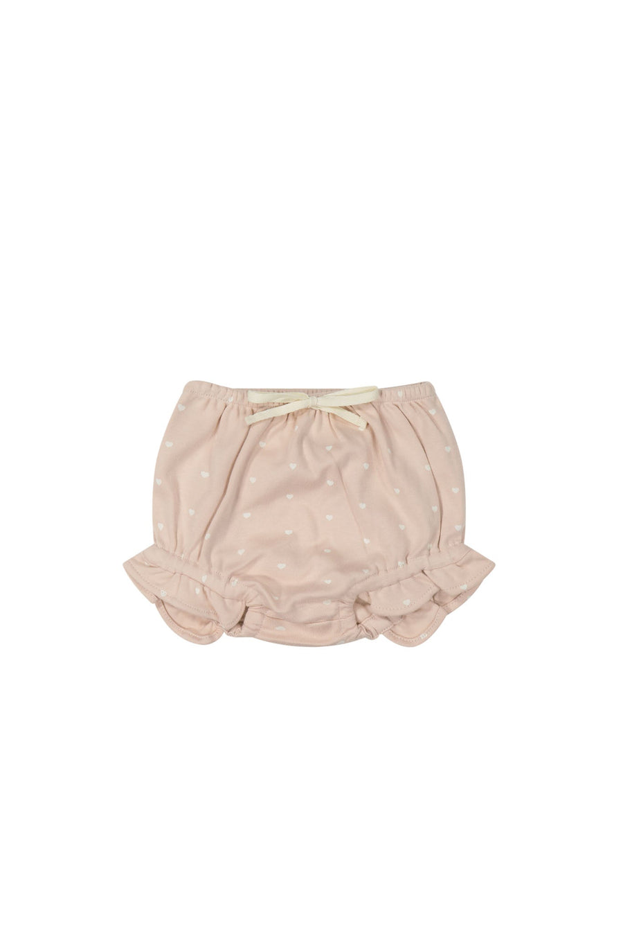 Organic Cotton Frill Bloomer - Mon Amour Rose Childrens Bloomer from Jamie Kay USA
