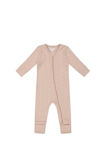 Organic Cotton Gracelyn Onepiece - Mon Amour Rose Childrens Onepiece from Jamie Kay USA