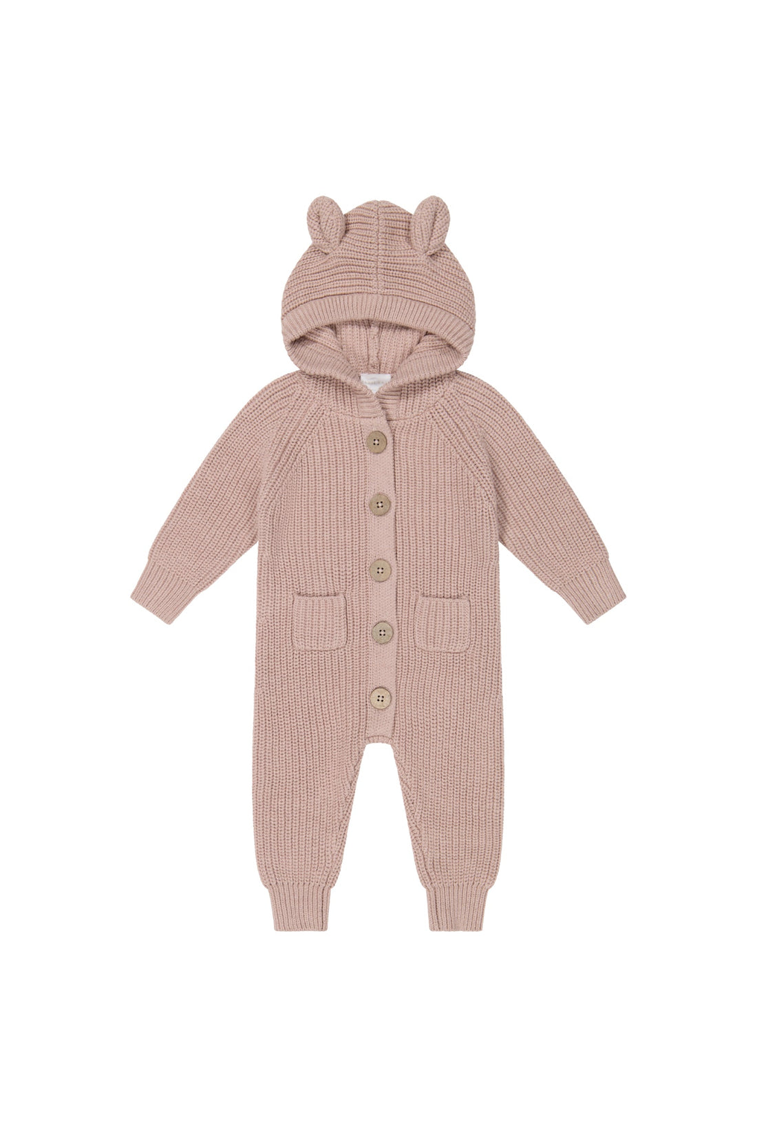 Luca Knitted Onepiece - Mahogany Rose Marle – Jamie Kay USA
