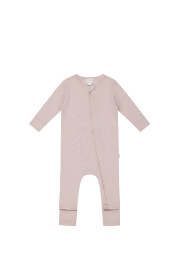 Organic Cotton Modal Frankie Onepiece - Old Rose Childrens Onepiece from Jamie Kay USA