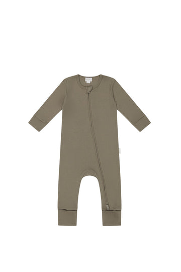 Organic Cotton Modal Gracelyn Onepiece - Sepia Childrens Onepiece from Jamie Kay USA