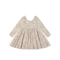Organic Cotton Tallulah Dress - April Eggnog Childrens Dress from Jamie Kay USA