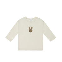 Pima Cotton Arnold Long Sleeve Top - Cloud Childrens Top from Jamie Kay USA