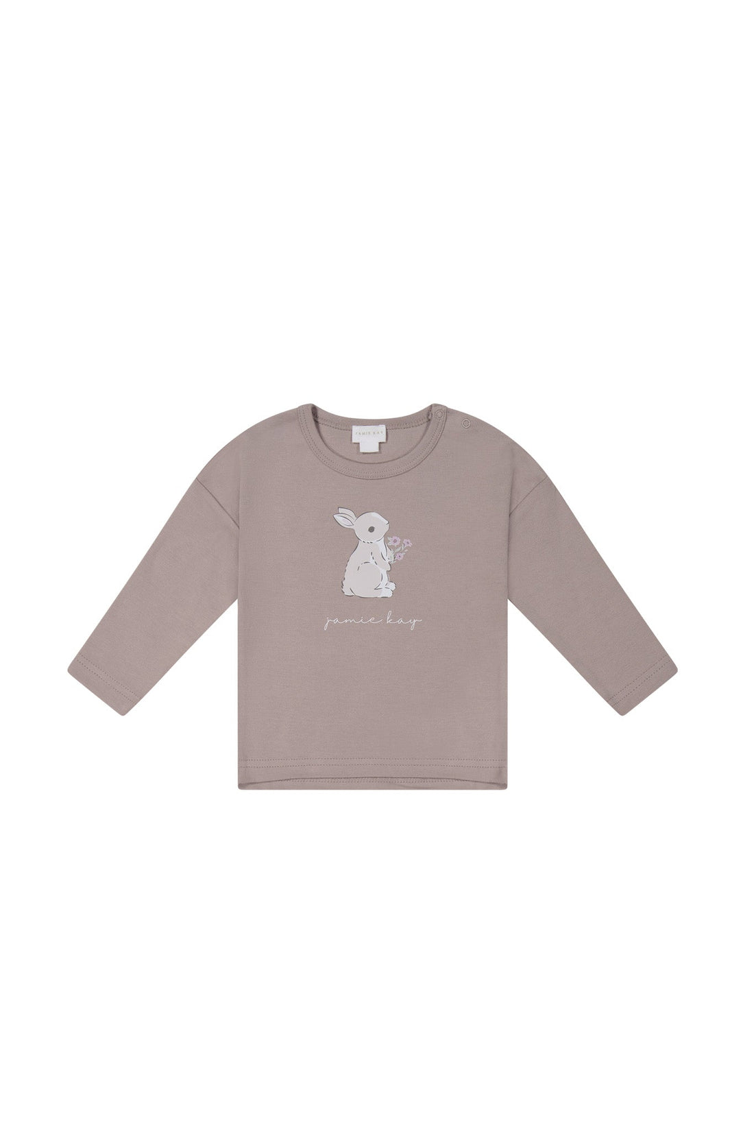 Pima Cotton Marley Long Sleeve Top - Lavender Musk Childrens Top from Jamie Kay USA