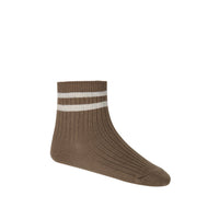 Brayden Sock - Sepia Childrens Sock from Jamie Kay USA