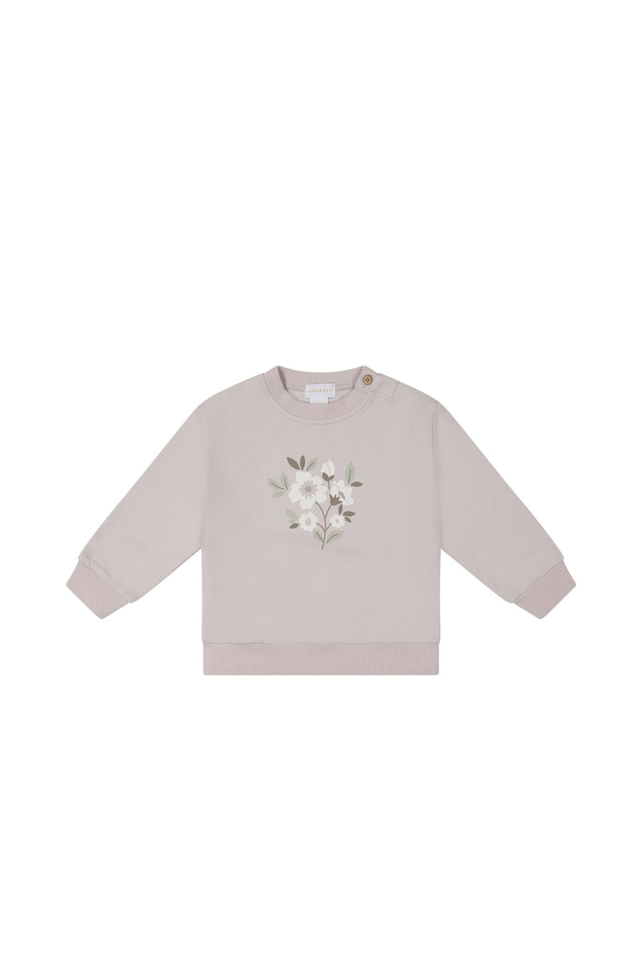 Organic Cotton Aubrey Sweatshirt - Luna Childrens Sweatshirting from Jamie Kay USA