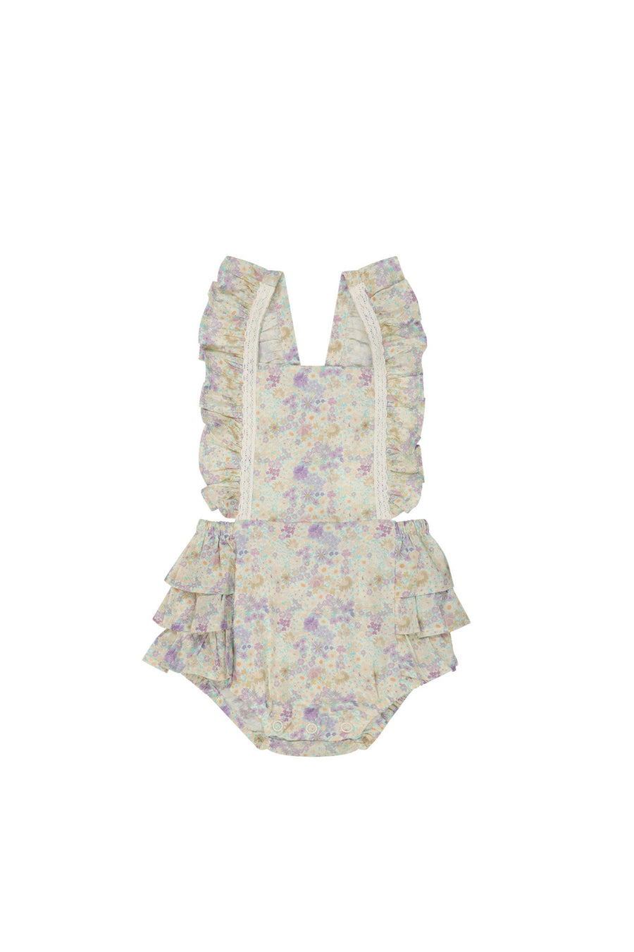 Organic Cotton Madeline Playsuit - Mayflower Childrens Playsuit from Jamie Kay USA