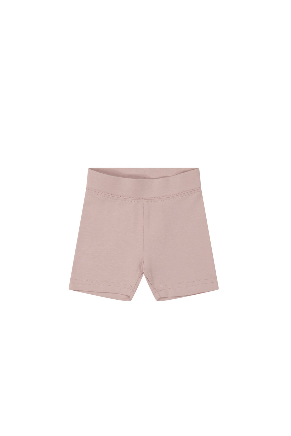Organic Cotton Bike Short - Powder Pink Childrens Short from Jamie Kay USA