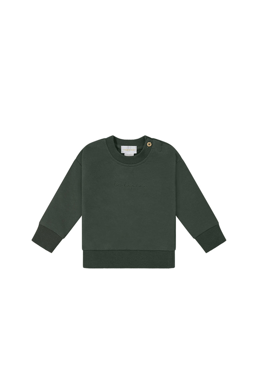 Organic Cotton Kit Sweatshirt - Seaweed