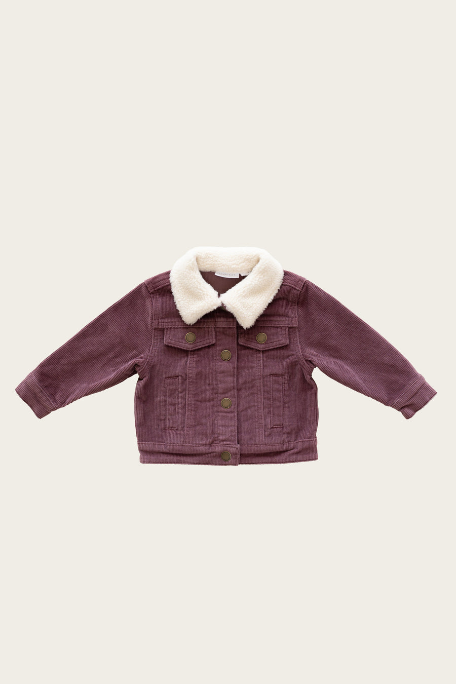 Cord Jacket - Rose Taupe Childrens Jacket from Jamie Kay USA
