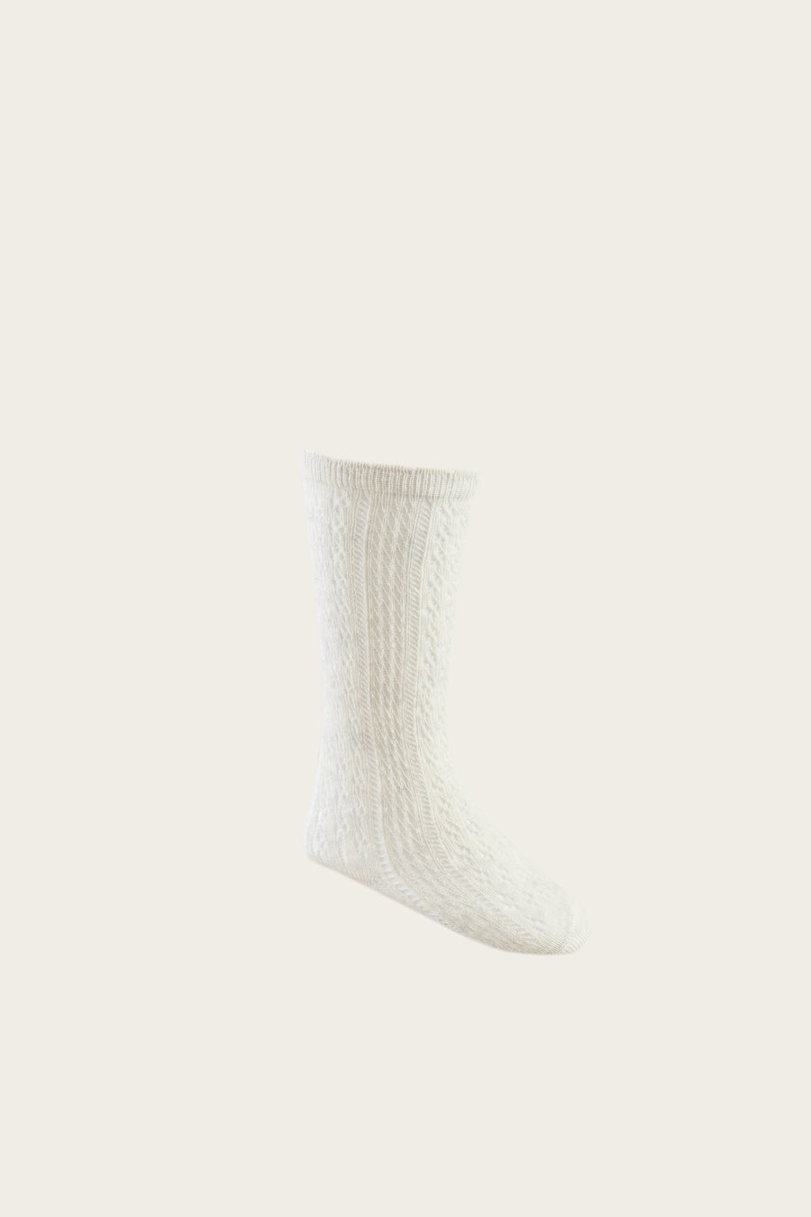 Ellie Socks - Oatmeal Childrens Socks from Jamie Kay USA