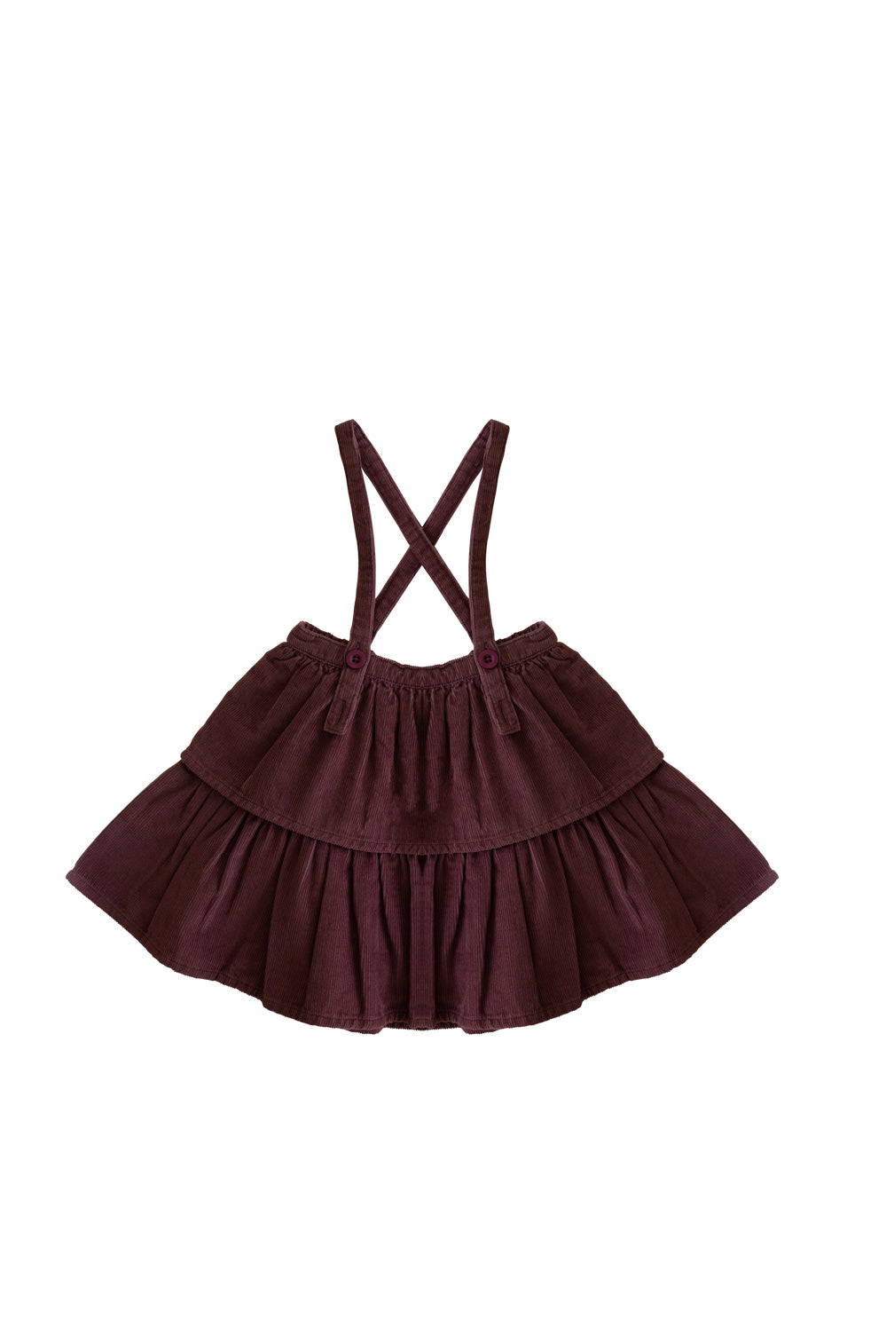 Organic Cotton Pincord Alice Dress - Bordeaux Childrens Dress from Jamie Kay USA