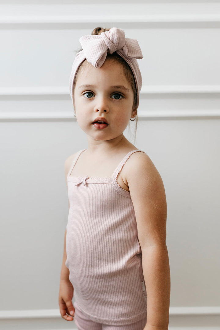 Organic Cotton Modal Singlet - Rosie Childrens Singlet from Jamie Kay USA