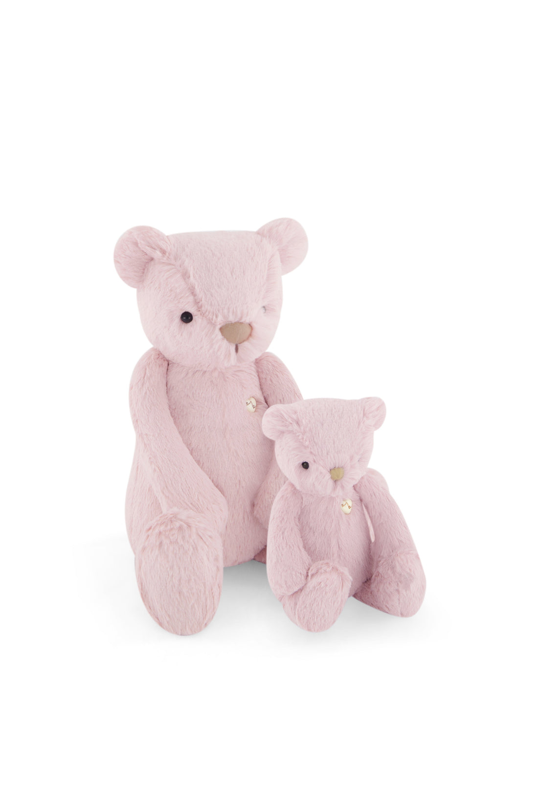 Snuggle Bunnies - George the Bear - Powder Pink Childrens Toy from Jamie Kay USA