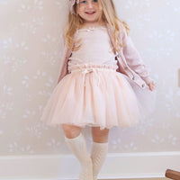 Soft Tulle Skirt - Boto Pink Childrens Skirt from Jamie Kay USA