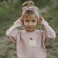 Organic Cotton Headband - Powder Pink Childrens Headband from Jamie Kay USA