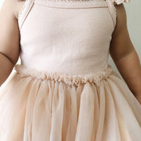 Katie Tutu Dress - Chalky Pink