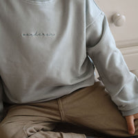 Organic Cotton Asher Sweatshirt - Beluga Childrens Sweatshirting from Jamie Kay USA
