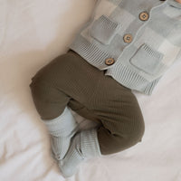 Organic Cotton Modal Elastane Legging - Khaki