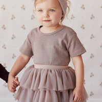 Valentina Tulle Skirt - Mushroom Childrens Skirt from Jamie Kay USA