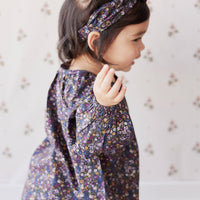 Organic Cotton Headband - Winter Iris Childrens Headband from Jamie Kay USA