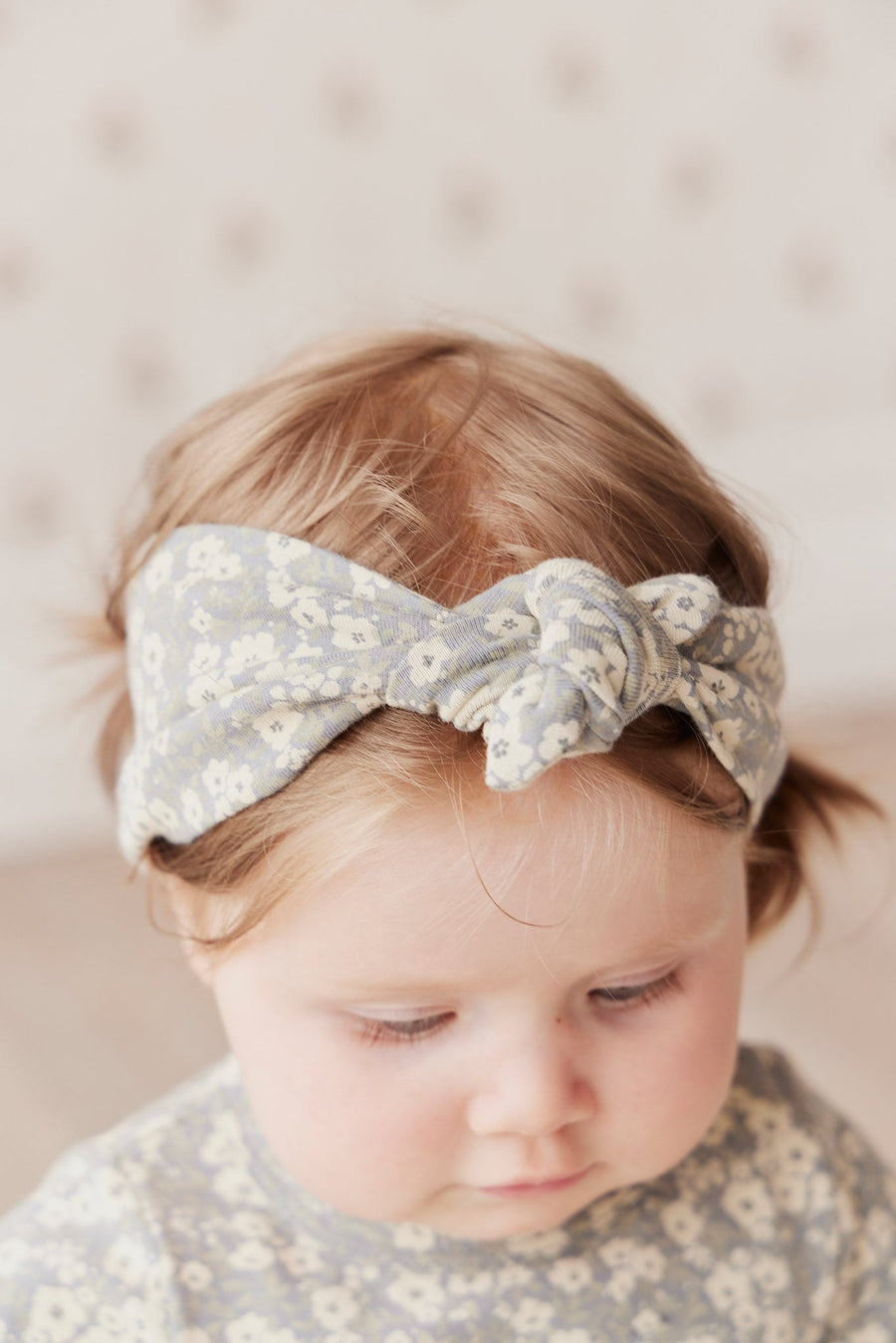 Organic Cotton Headband - Greta Griffin Floral Childrens Headband from Jamie Kay USA