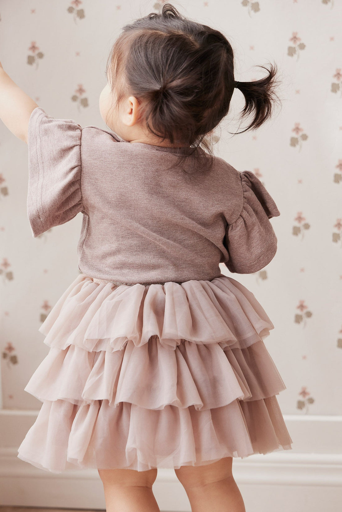Valentina Tulle Skirt - Mushroom Childrens Skirt from Jamie Kay USA
