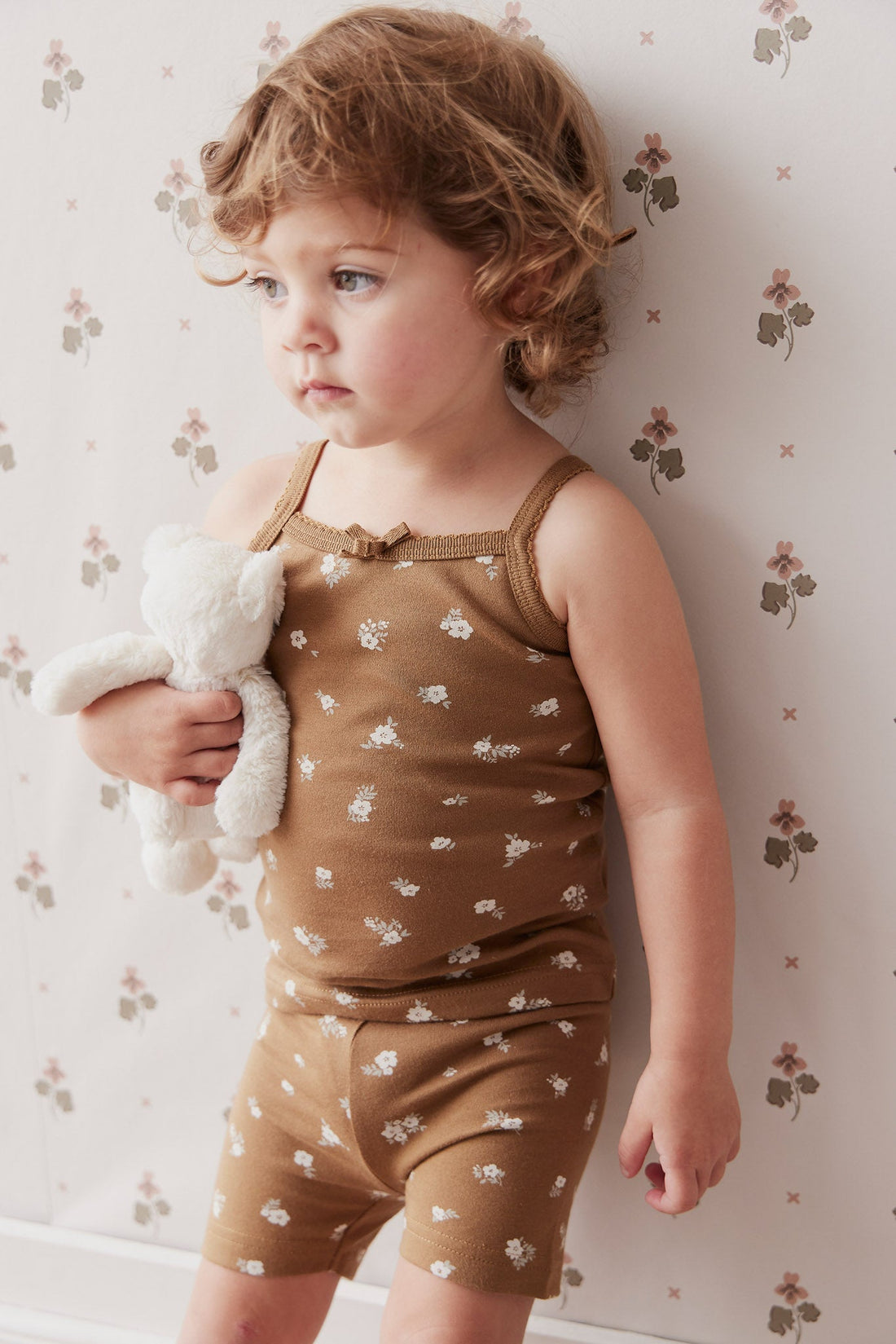 Organic Cotton Singlet - Polly Bronze – Jamie Kay USA