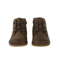 Leather Boot - Olive